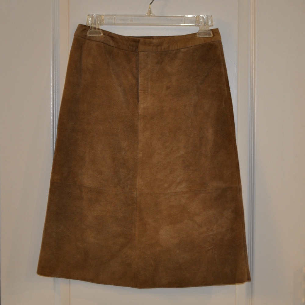Banana Republic Tan suede skirt
